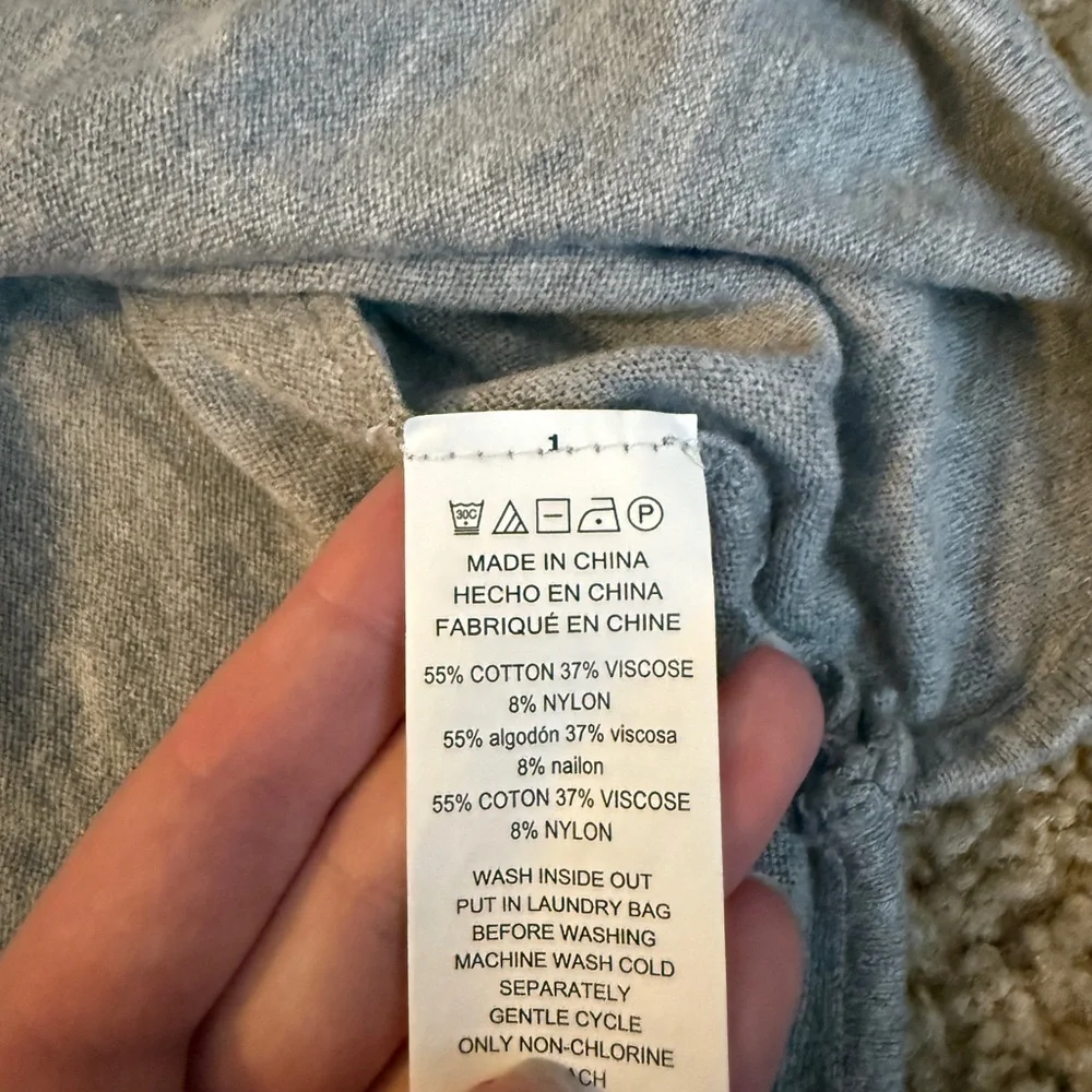 Michael Kors Heathered Long Sleeve Crewneck Sweater Top